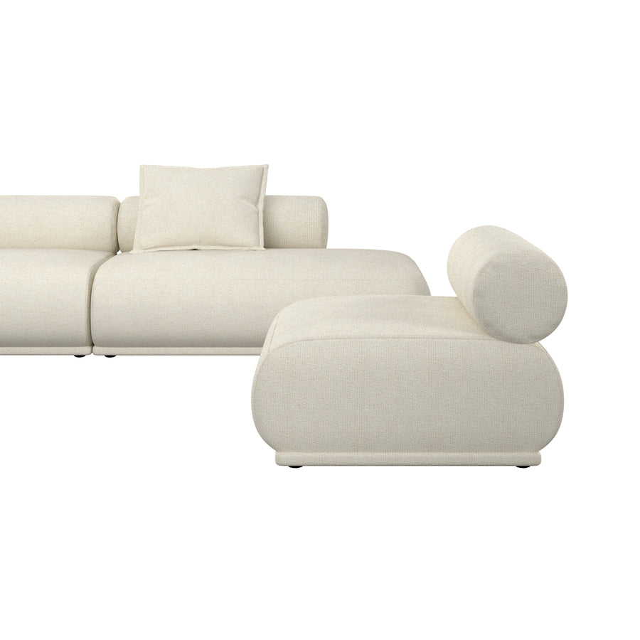 Bank Rembrandt 4,5 zits Links Beige
