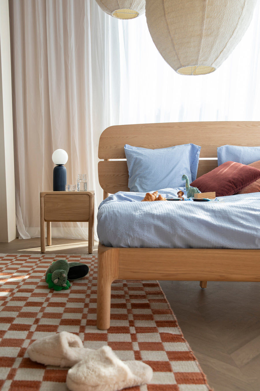 Zijtafel / Bedstandaard Storm Naturel