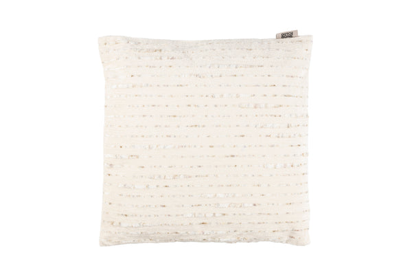 Kussen Leaf Vierkant Beige