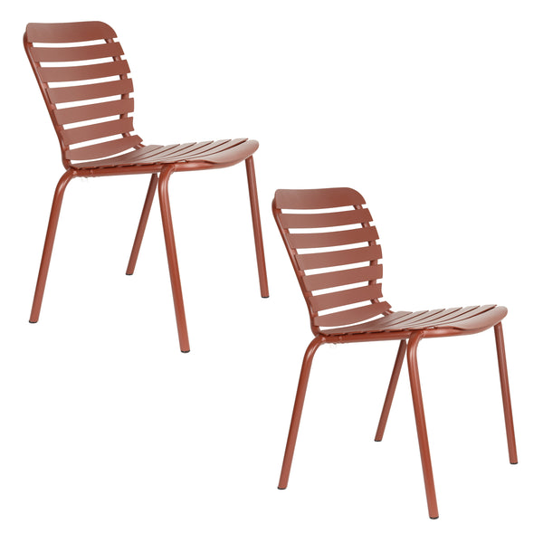 Tuinstoel Vondel Rood (set van 2)
