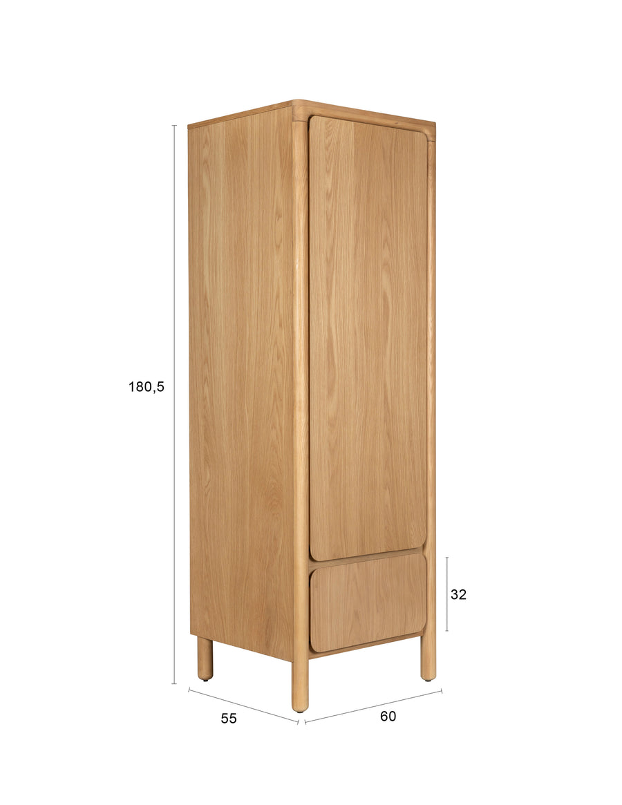 Kast Storm One Deur Naturel