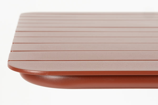 Tuinbistrotafel Vondel 71x71 Rood
