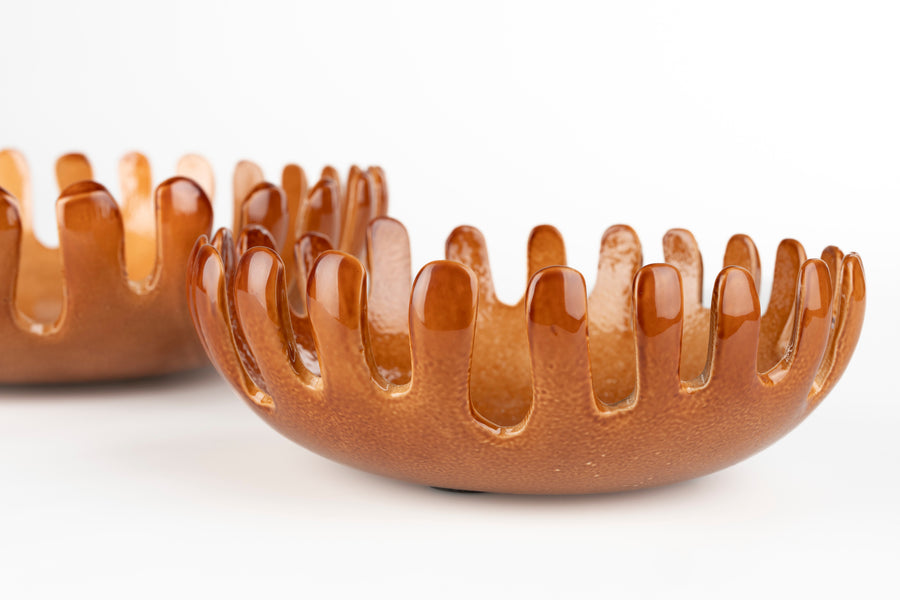 Dienblad Onda Cognac (set van 2)