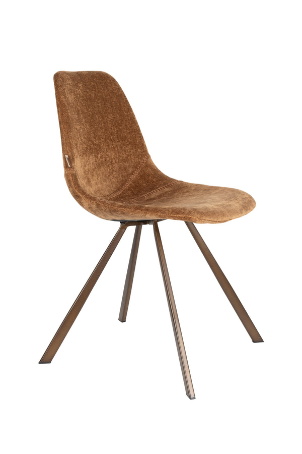 Stoel Franky Cognac (set van 2)