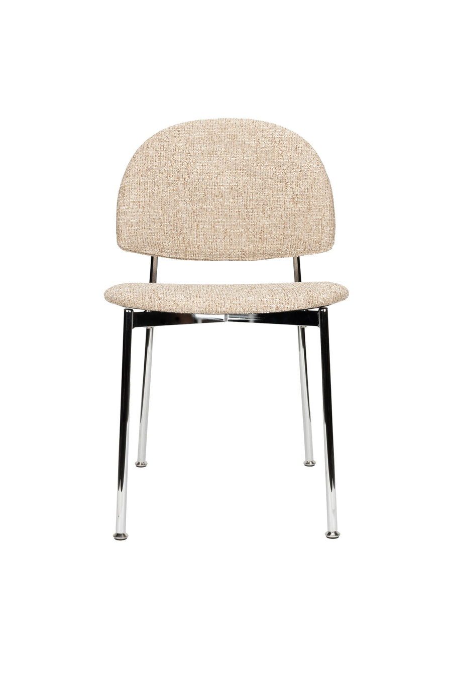 Stoel Sunrise Zilver/Beige (set van 2)