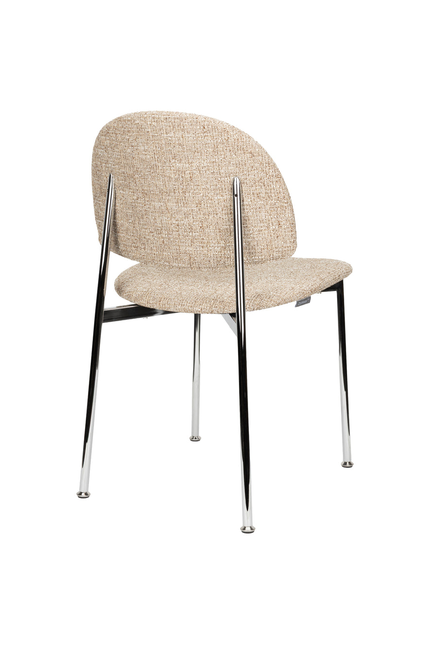 Stoel Sunrise Zilver/Beige (set van 2)