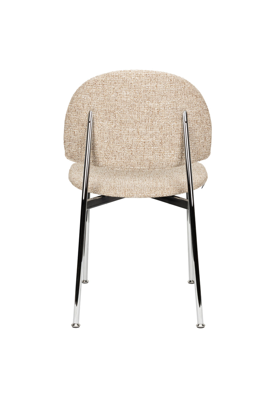 Stoel Sunrise Zilver/Beige (set van 2)