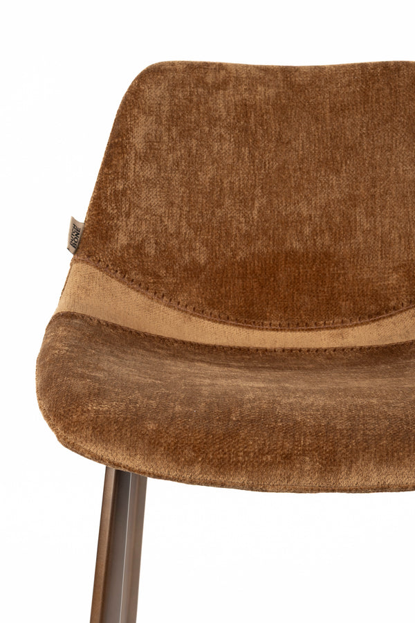Barkruk Franky Cognac (set van 2)
