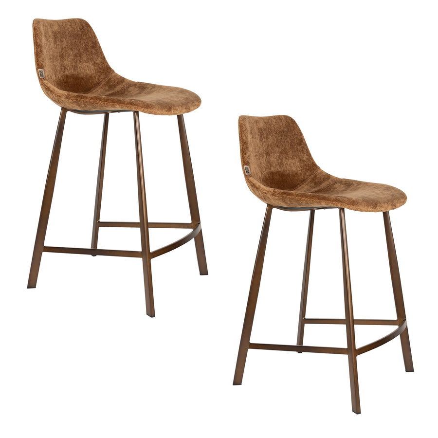 Counterkruk Franky Cognac (set van 2)