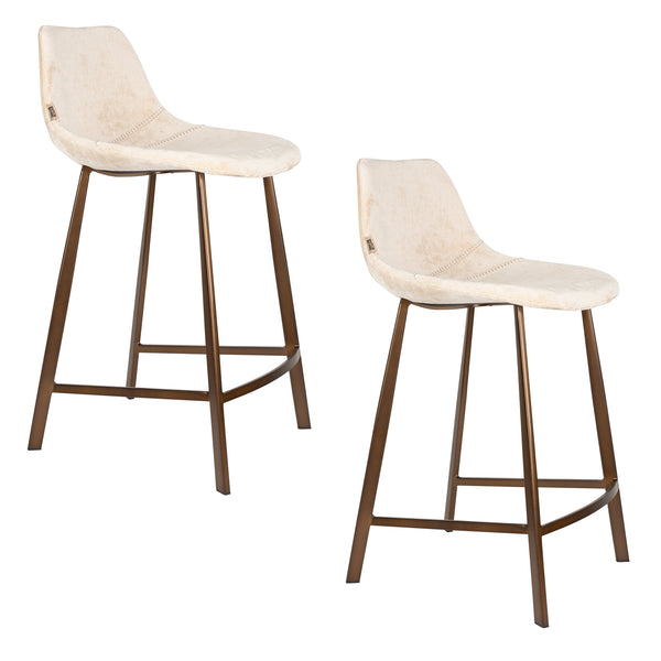 Counterkruk Franky Beige (set van 2)