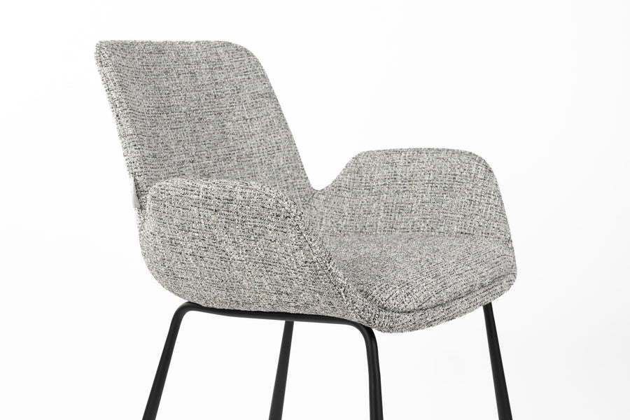 Fauteuil Brit Grijs (set van 2)