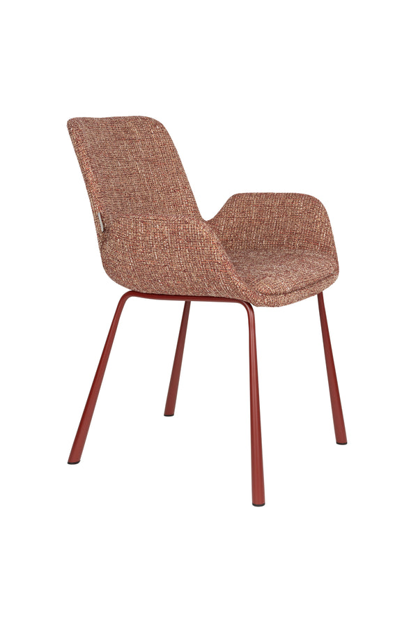 Fauteuil Brit Rood (set van 2)