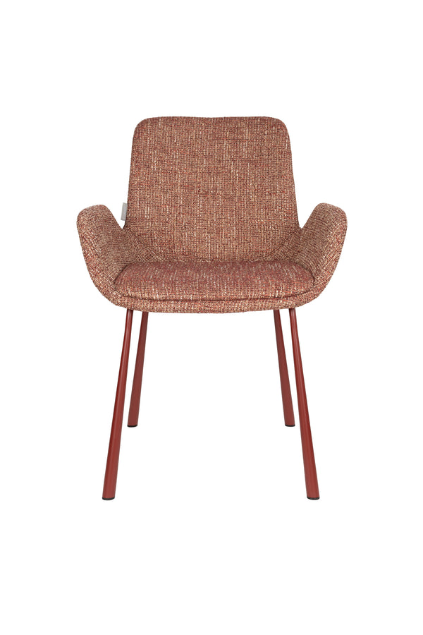 Fauteuil Brit Rood (set van 2)