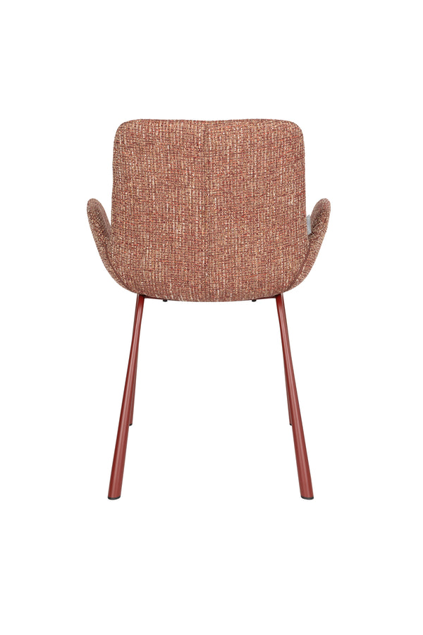 Fauteuil Brit Rood (set van 2)