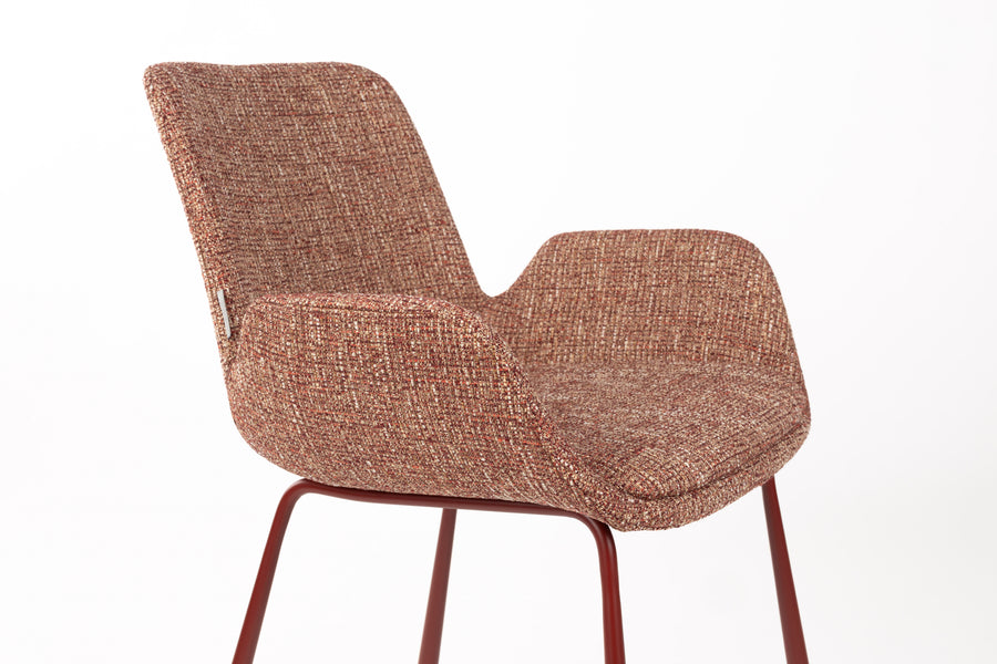 Fauteuil Brit Rood (set van 2)
