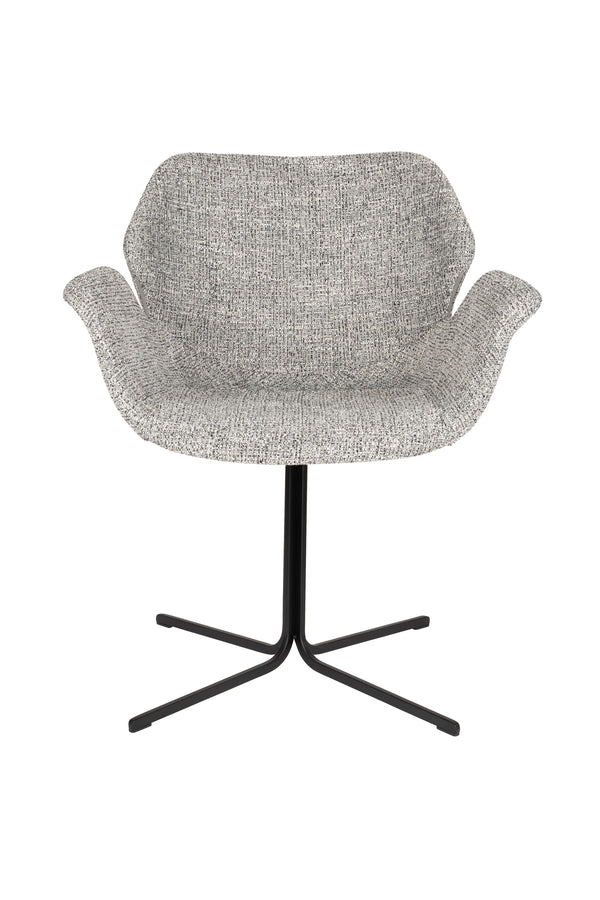 Fauteuil Nikki Grijs (set van 2)