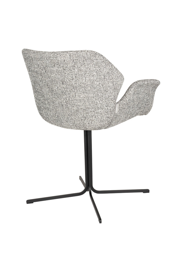 Fauteuil Nikki Grijs (set van 2)