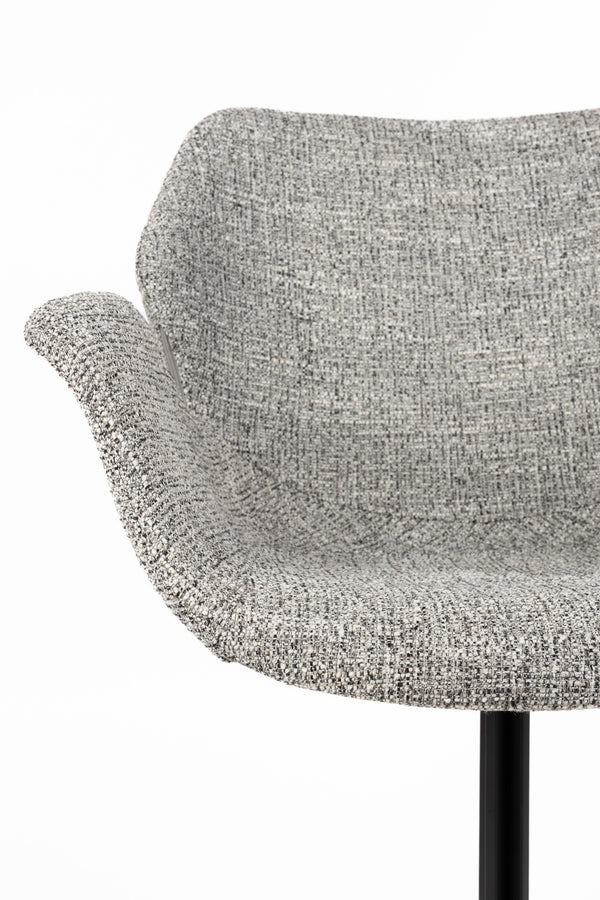 Fauteuil Nikki Grijs (set van 2)