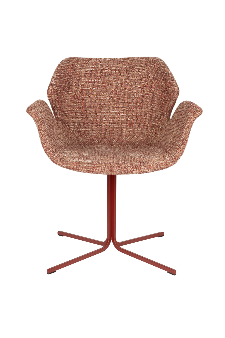 Fauteuil Nikki Rood (set van 2)