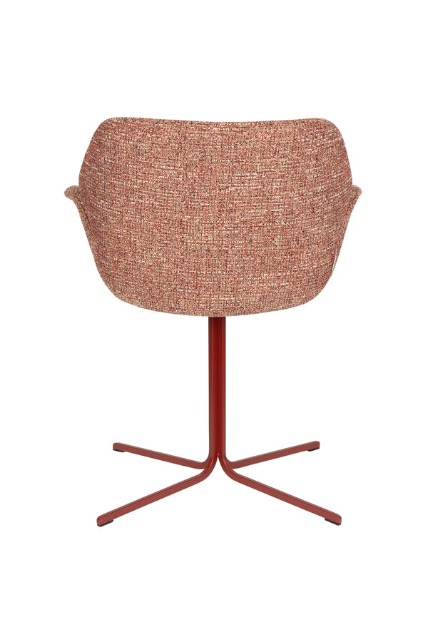 Fauteuil Nikki Rood (set van 2)