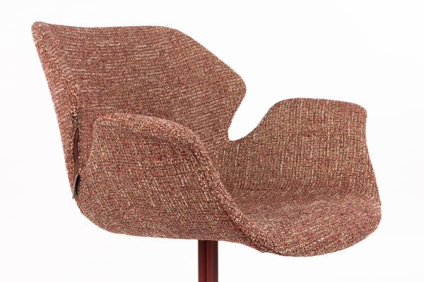 Fauteuil Nikki Rood (set van 2)