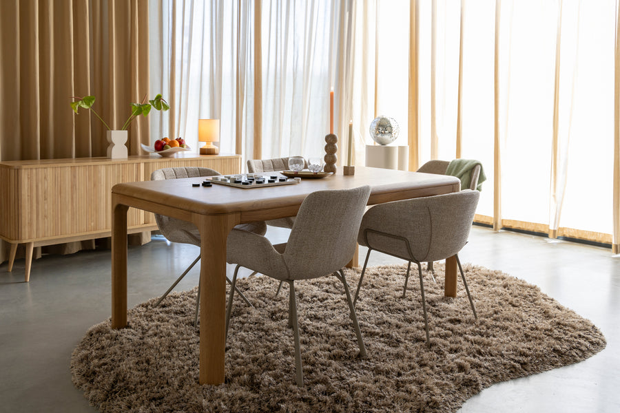 Fauteuil Feston Beige (set van 2)