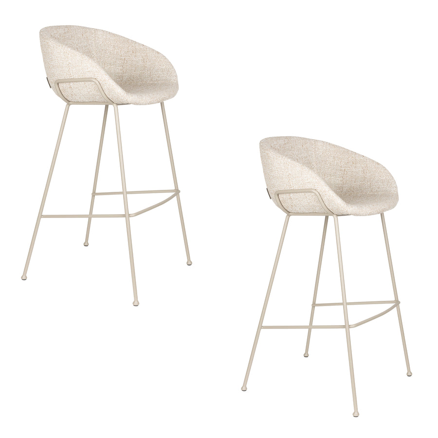 Barkruk Feston Beige (set van 2)