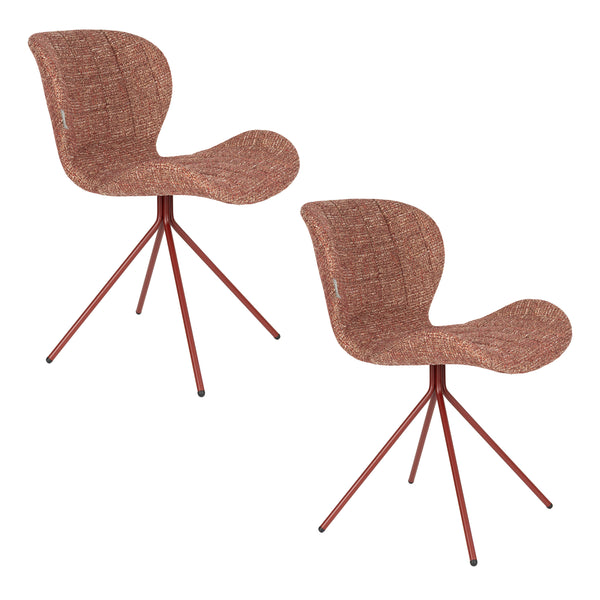 Stoel Omg Rood (set van 2)