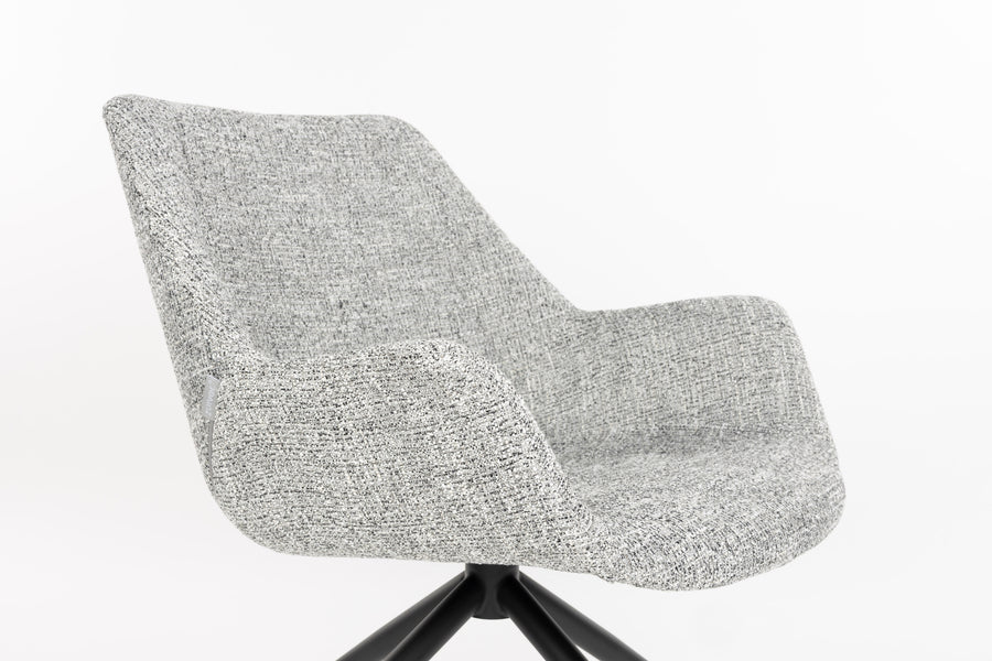 Loungestoel Doulton Grijs