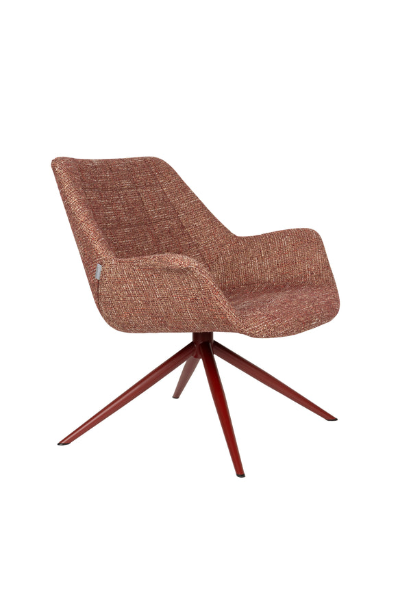 Loungestoel Doulton Rood