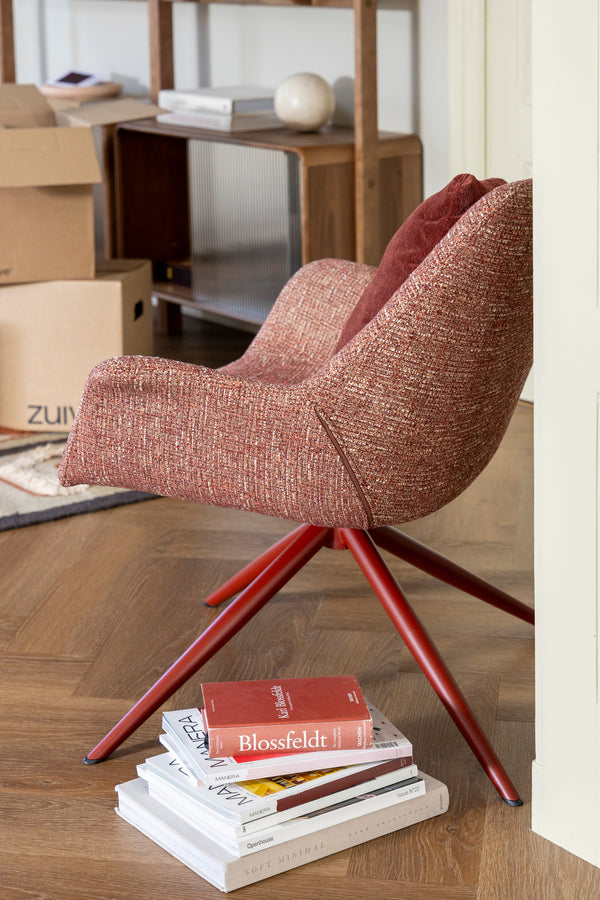 Loungestoel Doulton Rood
