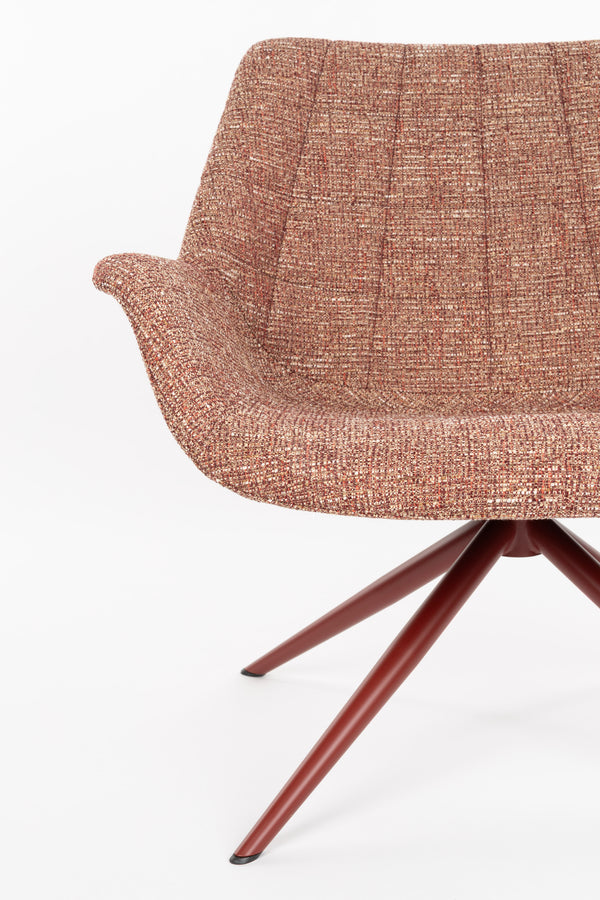 Loungestoel Doulton Rood