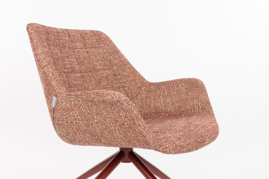 Loungestoel Doulton Rood
