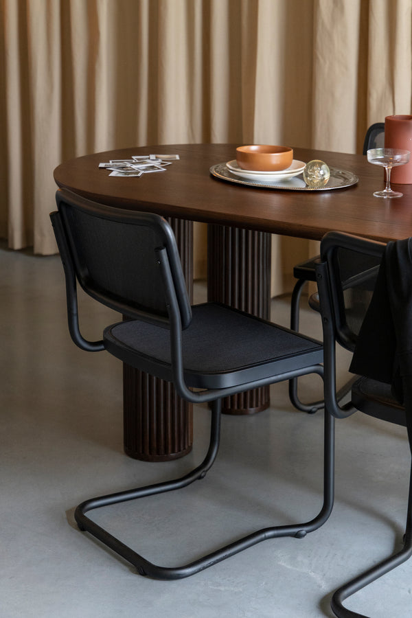 Stoel Carree Zwart (set van 2)