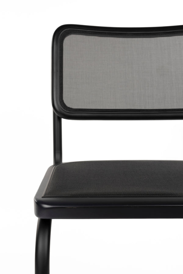 Stoel Carree Zwart (set van 2)