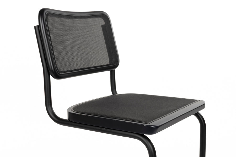 Stoel Carree Zwart (set van 2)