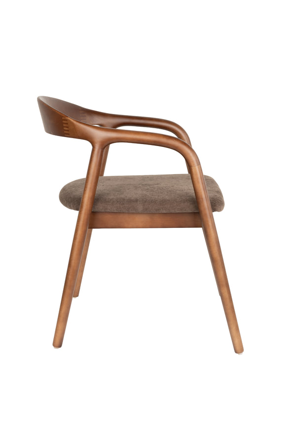 Stoel Melody Bruin (set of 2)