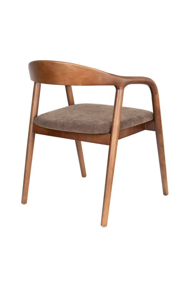 Stoel Melody Bruin (set of 2)