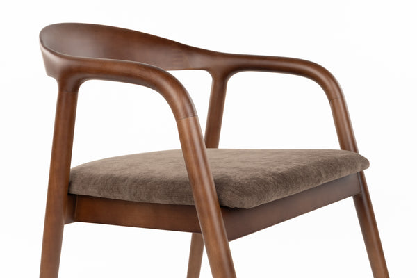 Stoel Melody Bruin (set of 2)