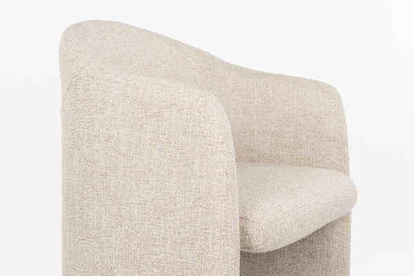 Contour eetkamerstoel armleuning beige (set of 2)