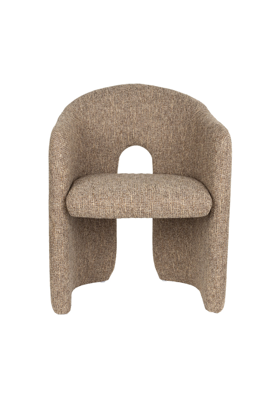 Contour eetkamerstoel armleuning lichtbruin (set of 2)