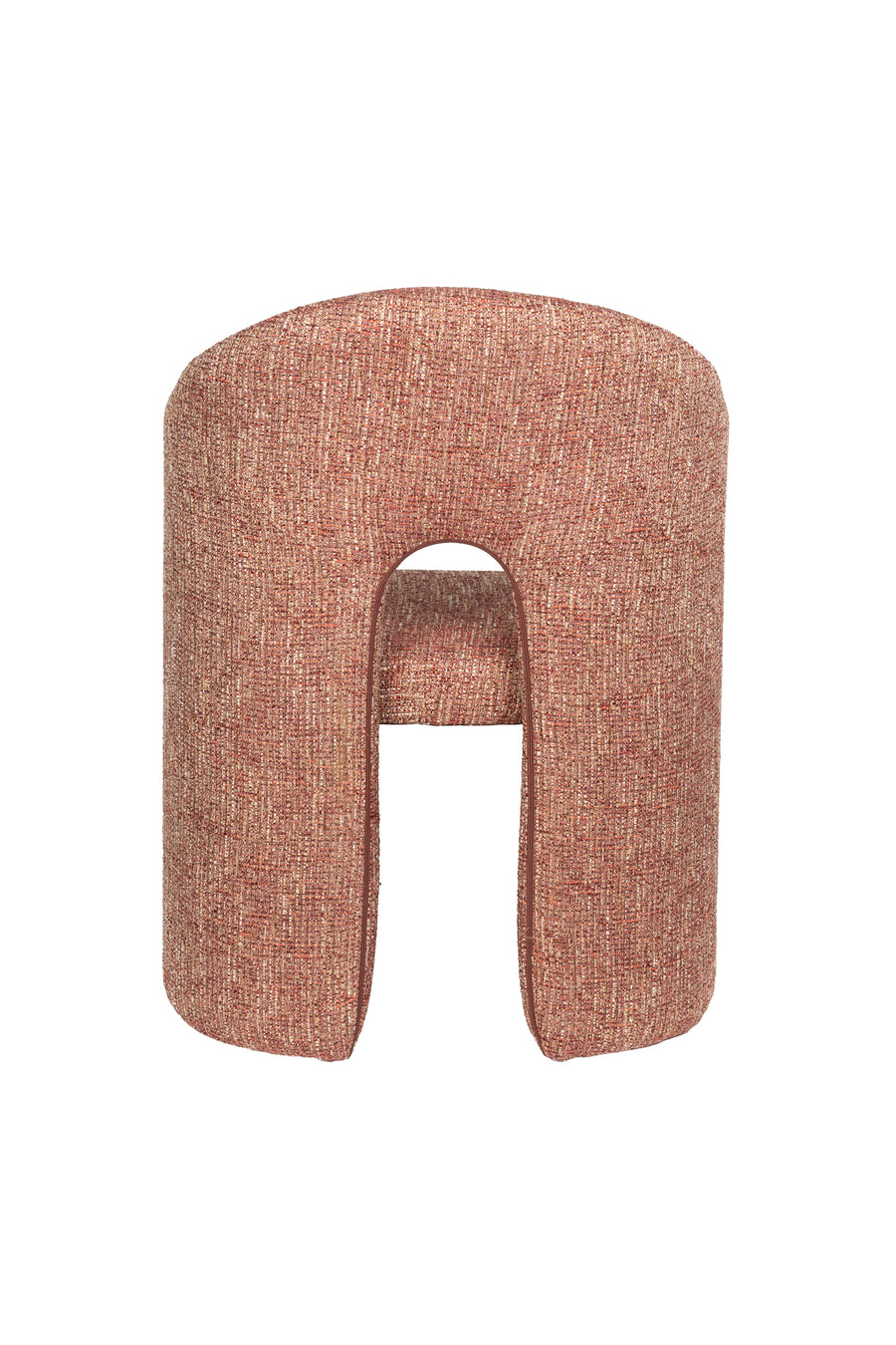 Contour eetkamerstoel armleuning terracotta rood (set of 2)