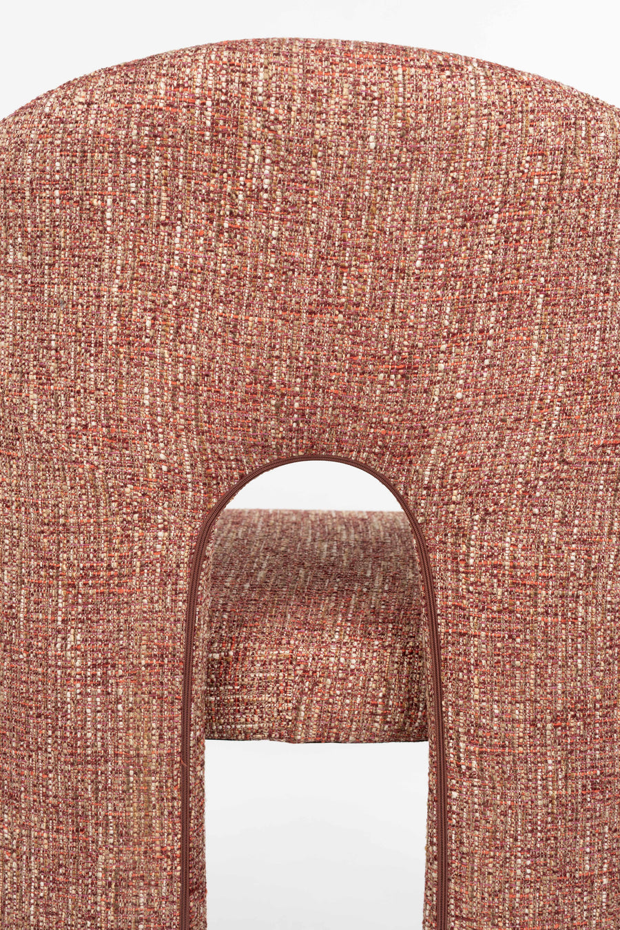 Contour eetkamerstoel armleuning terracotta rood (set of 2)