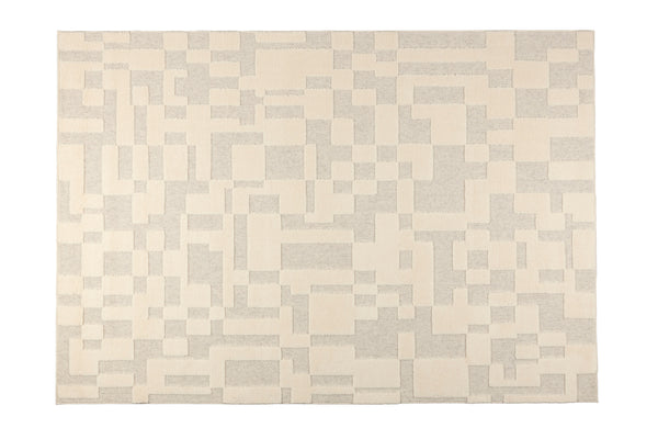 Vloerkleed Bricks 160x230 Grijs/Beige