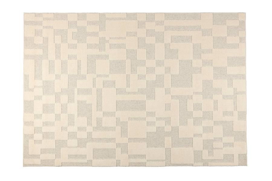 Vloerkleed Bricks 200x300 Grijs/Beige