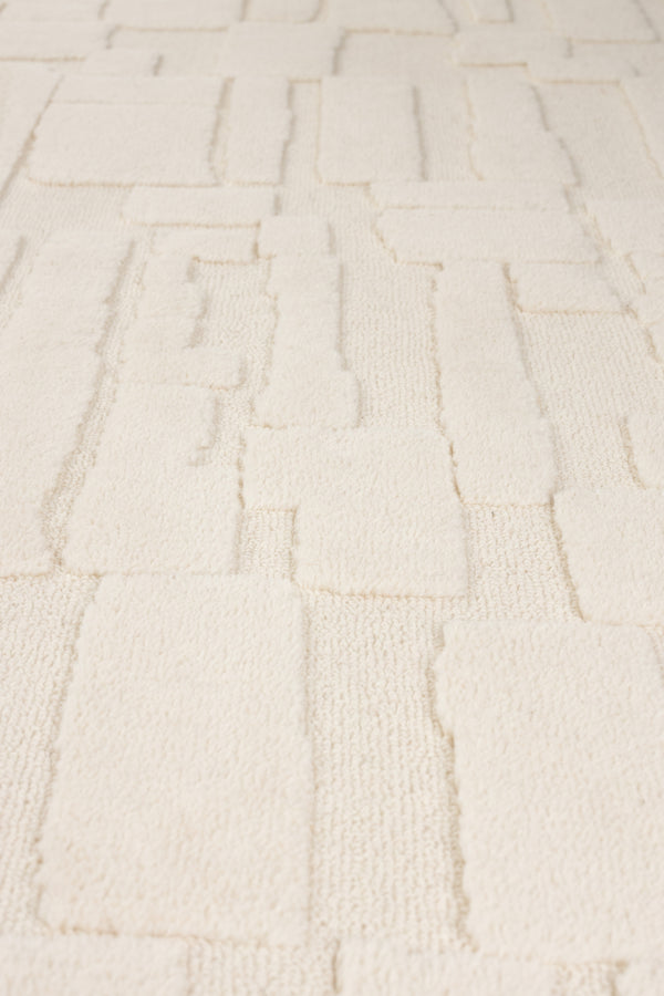 Bricks vloerkleed ovaal 200x290 cm grijs/ beige
