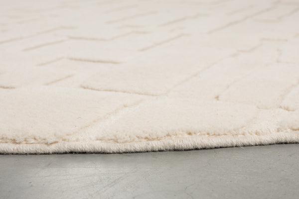 Bricks vloerkleed ovaal 200x290 cm grijs/ beige
