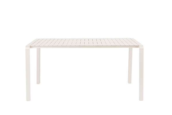 Set Tuintafel Vondel 168,5 + 4 Fauteuil Vondel Wit