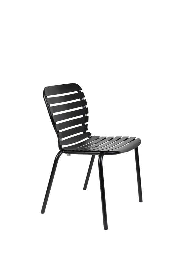 Set Tuintafel Vondel 214 + 6 Stoel Vondel Zwart
