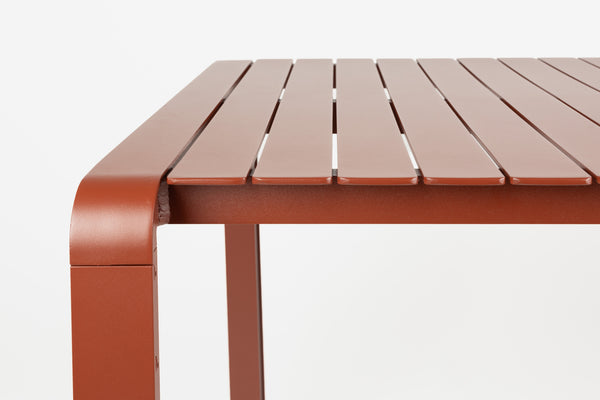 Set Tuintafel Vondel 168,5 + 4 Fauteuil Vondel Rood
